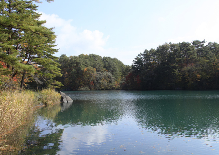 Goshikinuma Ponds Trail / 우라반다이 지역. 어린이부터 노인까지 산책을 즐길 수 있습니다.