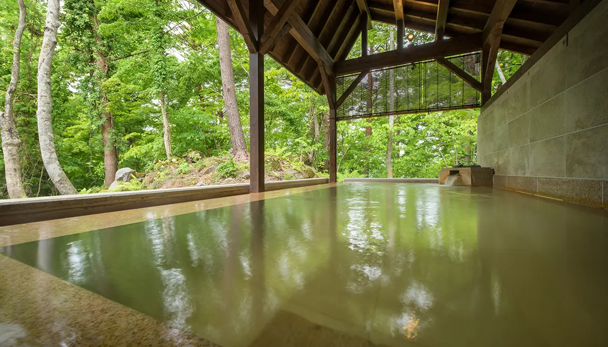 Geihinkan Nekoma Rikyu 숙박자 전용 "Niji no Mori Onsen"